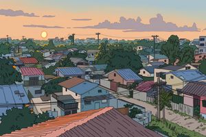 Ligne-Claire-Vorstadtlandschaft – GPT Image 2 prompt by Kai