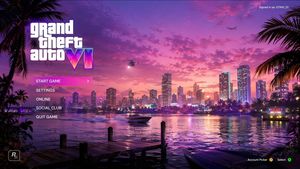 Mockup del menu di gioco in stile Vice City – GPT Image 2 prompt by Mrinaal Arora