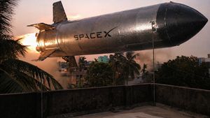 Vaisseau spatial en vol stationnaire au-dessus d'un quartier – GPT Image 2 prompt by Sad AlbertX