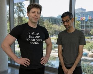 Mème sur la rivalité entre PDG de la tech – GPT Image 2 prompt by Ryan