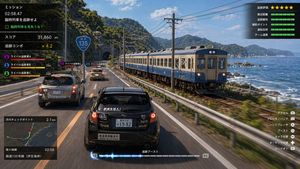 기차 사진 촬영 게임 시뮬레이션 – GPT Image 2 prompt by ちって