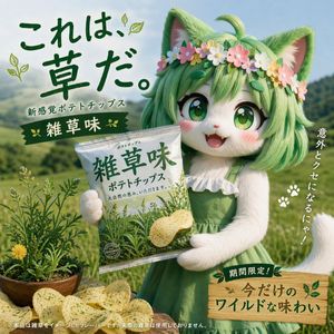 Prompt publicitaire humoristique pour snack japonais – GPT Image 2 prompt by とらの