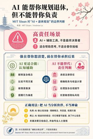 Infographie chinoise sur la planification de la retraite par l'IA – GPT Image 2 prompt by S Li