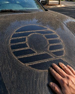 Dust-Drawn Symbol on Car Hood – GPT Image 2 prompt by zdhpeter