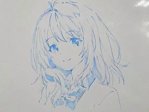 Whiteboard-Marker Anime-Skizze – GPT Image 2 prompt by Mirochill