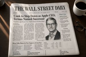 WSJ-Style Business Newspaper Front Page – GPT Image 2 prompt by Flowith