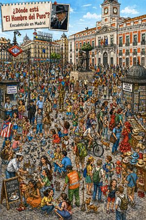 Find the Cigar Man in Madrid – GPT Image 2 prompt by Tweets con fecha de caducidad