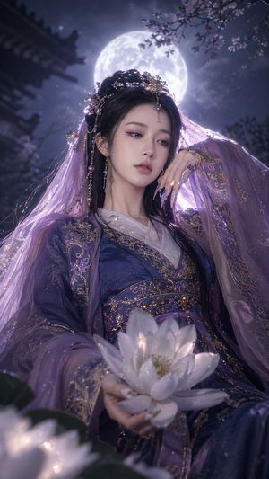 Transformation de portrait en Hanfu fantastique – GPT Image 2 prompt by 古一