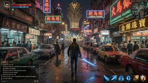 HUD de combat de rue RPG Neon Macau – GPT Image 2 prompt by steventang