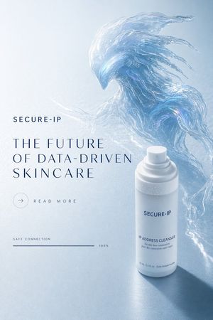 Futuristic Data-Driven Skincare Ad – GPT Image 2 prompt by Rony
