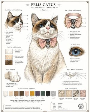 Vintage-Katzen-Tafel im Stil der Naturgeschichte – GPT Image 2 prompt by 小串珠美(たま｜AI活用コーチ)