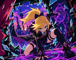 Dynamic Anime Magic Action Scene – GPT Image 2 prompt by SHINTARO