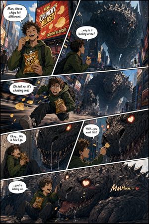 American Comic Strip Template – GPT Image 2 prompt by Latte