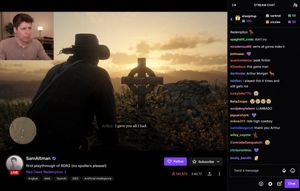 Maquette d'interface de diffusion en direct – GPT Image 2 prompt by Vixies