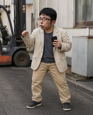 Industrial Alley Candid Man Photo – GPT Image 2 prompt by *⋆꒰ঌ ねおぴっぴ ໒꒱⋆*（皮皮）