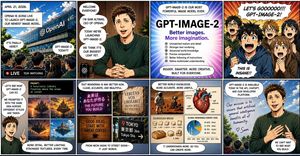 Eight Panel Manga Story – GPT Image 2 prompt by Justine Moore