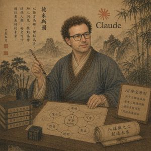 Poster sull'AI Safety dello studioso antico – GPT Image 2 prompt by gooby