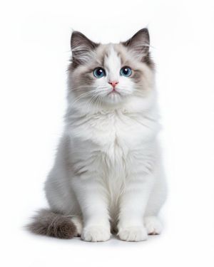 Studio Portrait of a Fluffy Blue-Eyed Kitten – GPT Image 2 prompt by 폴로 AI