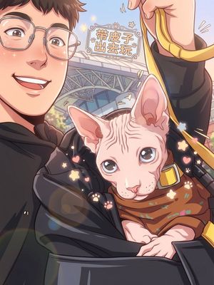 Anime Selfie With Sphynx Cat – GPT Image 2 prompt by SpikeC137