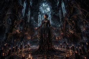 Dark Gothic Ritual in Cathedral – GPT Image 2 prompt by Rich Quiroz