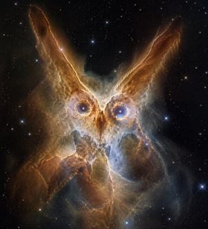 Nébuleuse en forme de hibou dans l'espace lointain – GPT Image 2 prompt by Evan Lundberg
