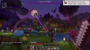 Interfaccia utente per battaglia contro un boss in un sandbox voxel – GPT Image 2 prompt by Mrinaal Arora