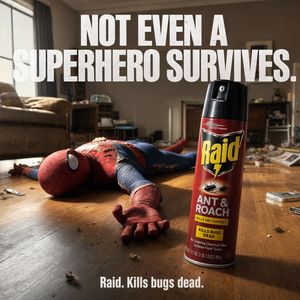 Darkly Comic Bug Spray Ad – GPT Image 2 prompt by Eloi | UGC IA 🧨